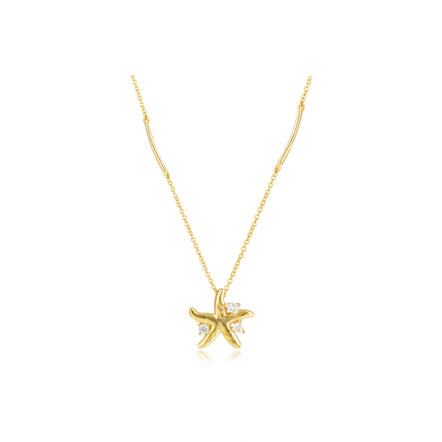 【明星同款】ChillTalent·南法湖光海星项链原创精致时尚毛衣链