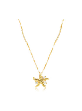 【明星同款】ChillTalent·南法湖光海星项链原创精致时尚毛衣链