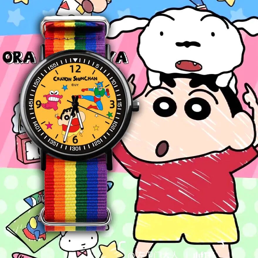 正版麦和蜡笔小新手表盲盒官方旗舰店联名隐藏款惊喜盒送人礼物