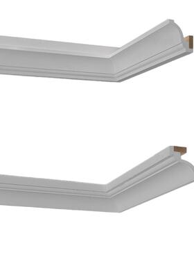 客厅顶角线简约造型P仿石墙灯膏U吊顶GVX天花装饰阴角槽双眼皮角