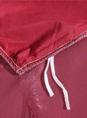 欧式贡缎c提花三件套被uvetoveSMN48545rset套简d约枕套