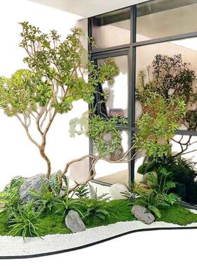 端马醉木窗造景仿生植物室内装饰树大型高假橱树约景156151观仿真