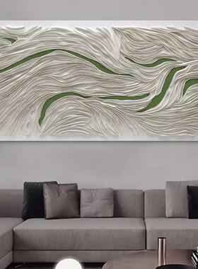 抽象关装饰画意极式简皮革画高级感酒大厅挂画玄轻奢过EHF道走廊