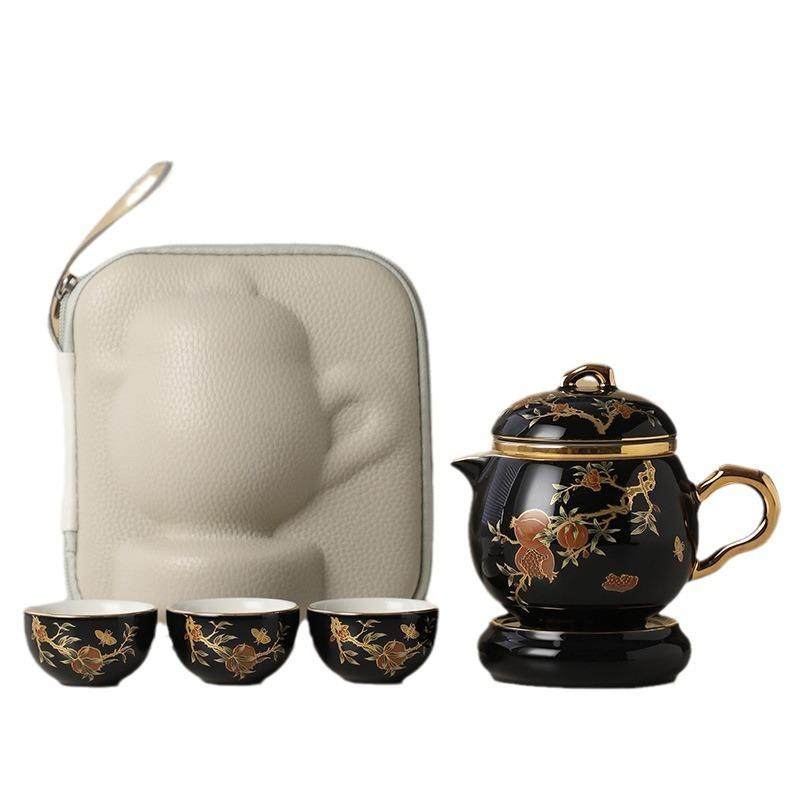 壶禹悦华旅行套瓷装家用清新陶泡茶碗提梁茶具文人茶器诚功AL7500,餐饮具,旅行茶具,淘宝优惠券,粉丝福利购,淘宝优惠卷