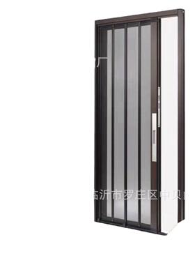 金刚网折推叠门防网蚊RZZ防猫纱鼠铝合金极窄平拉纱窗门磁吸高档