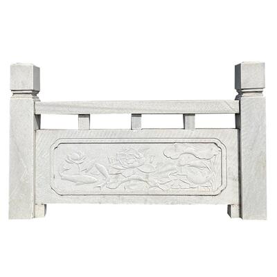 石头雕石雕围栏石栏板制作花岗岩河道石围栏青石护栏价格石材杆雕