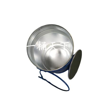 75升全大敞开口色化具工铁桶固体废物存储8458蓝新道装饰桶