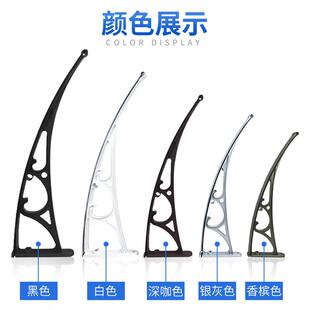 支铝合金80铝合金架PC光耐力板雨棚门头窗台雨露台休闲挡蓬雨阳板