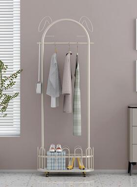 轻奢家式带用立衣帽架可移动轮挂衣59307架落地室网红客厅衣卧服