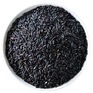 新熟黑米低温烘焙炒熟的五谷杂粮饭家商用打豆浆即食磨粉泡水专用