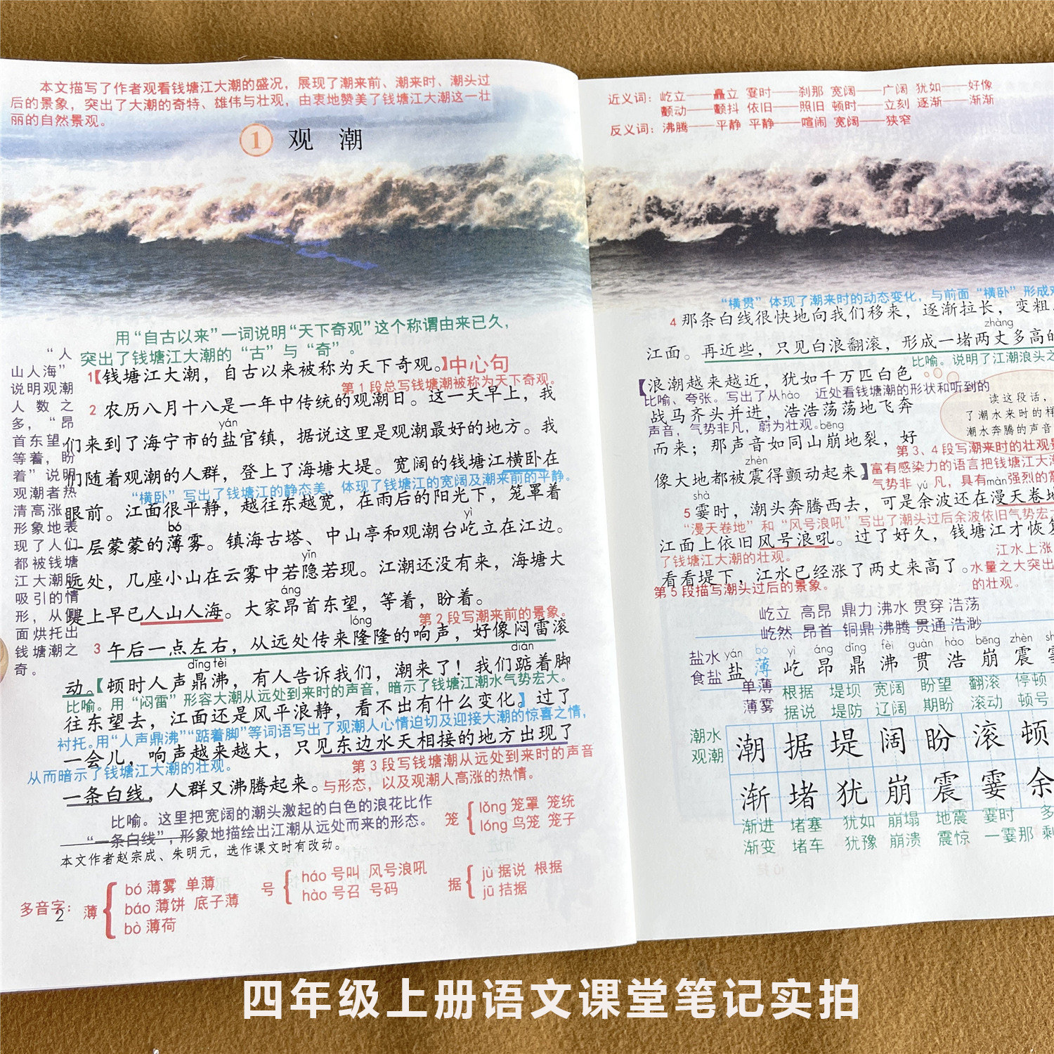 2026课堂笔记四年级上册语文课本人教版同步教材数学英语中文翻译重点解析原文讲解4年级上学期预习资料北师大版教材全解随堂笔记