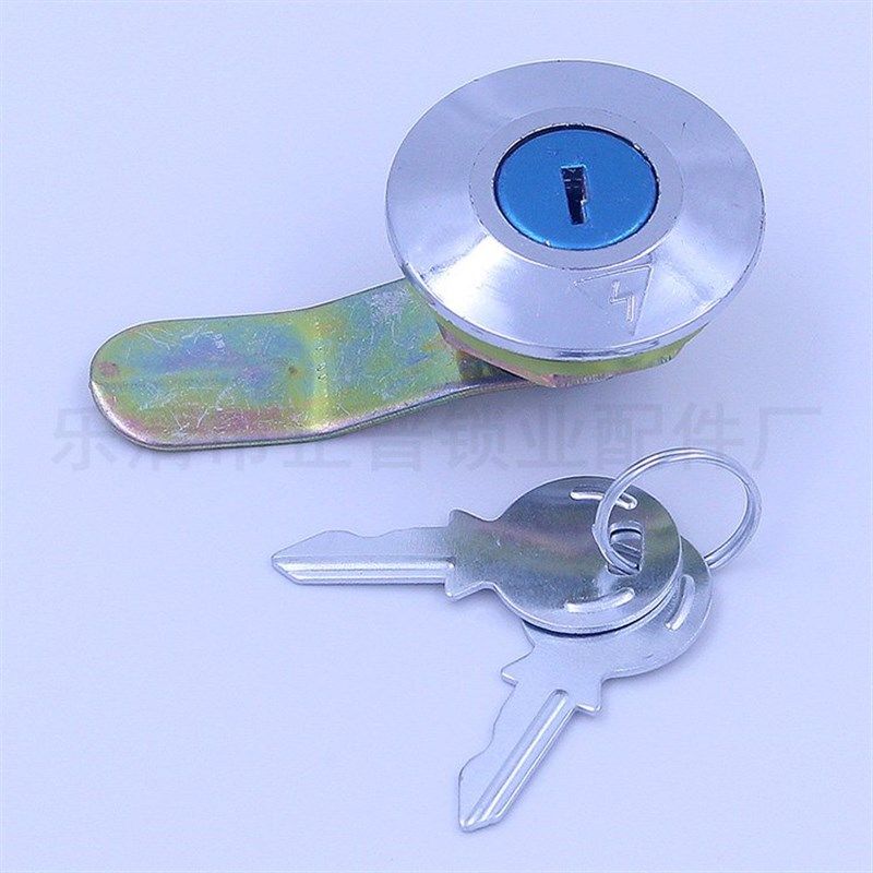 海坦 一字MS401门锁/半铁/塑料工业门锁配电箱信报箱转舌锁电