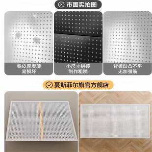 烘焙洞洞板墙上置物架厨房工具壁挂收纳架裱花嘴挂钩不锈钢展示架