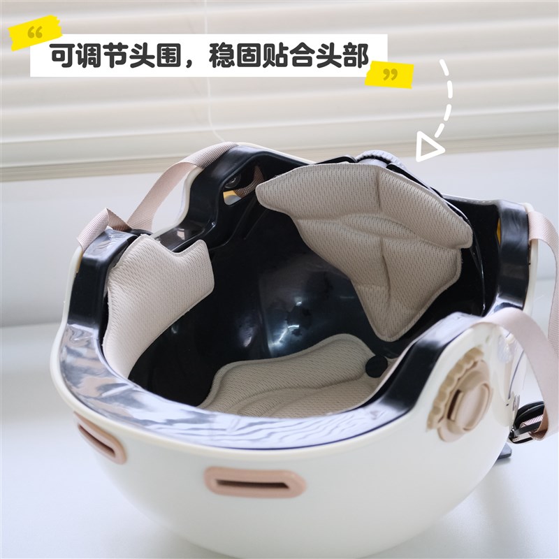 头盔电动车女摩h托车骑行3c认证四季通用安全帽防晒半盔男女通用