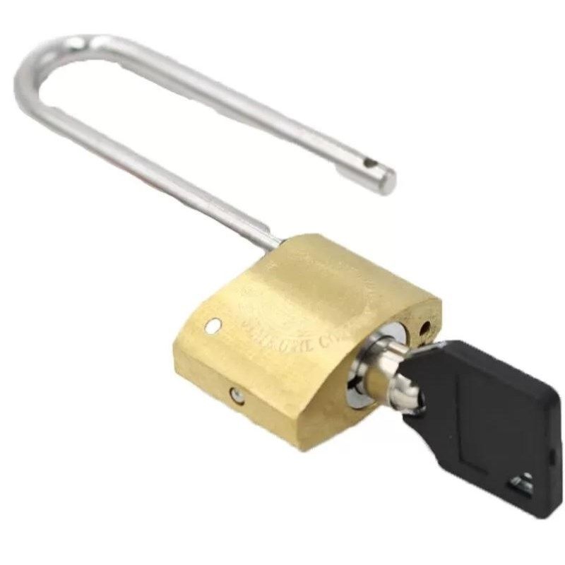苏识WJ004635mm梅花铜锁通开挂锁电力表箱锁利德牌锁国家电网防水