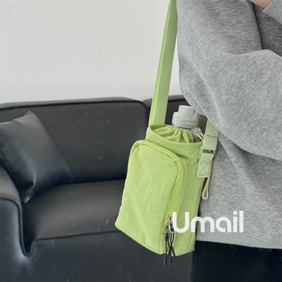 新款水杯包c休闲百搭户外运动水壶包男多功能随身小型斜挎手机包