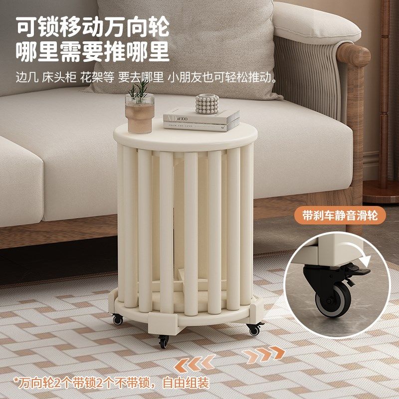 实木家用备用凳子可叠放轻奢高级感餐桌板凳圆凳小尺寸可收纳椅子