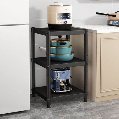 厨房架子碳钢置物架落地多层夹缝C储物架微波炉调料架多层收纳货