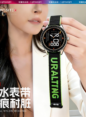 61S_运动香水手表带丨适用苹果S11华为GT6/小米S4/红米6/佳明/OPPO/高驰/松拓/三星/华米通用22-20mm编制织物