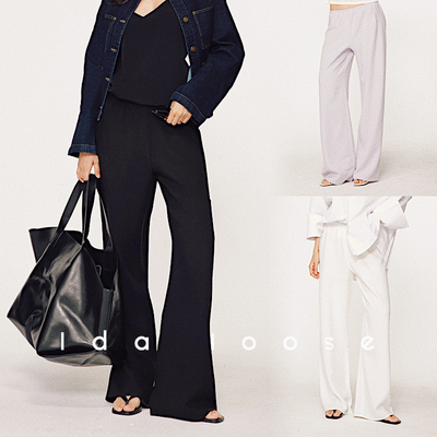 休闲Idaloos拖地长裤阔腿裤