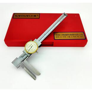 韩国三韩长爪内径带表卡尺10-150*60mm加长内径高精度内测油表尺