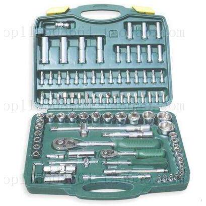 胜达工具 94件套套筒扳手工具套装 机修汽修6角型套筒五金扳手
