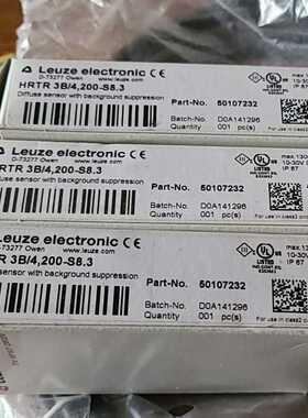 全新LEUZE HRTR 3B/4,200-S8.3传感器 50107232原装正现货~议价