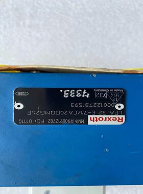 （议价）XROTH力士乐电磁阀R900912702 R90076