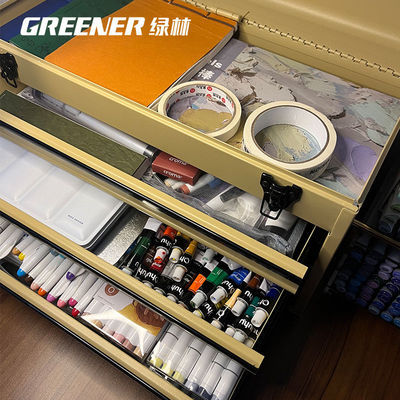 【GREENER收纳箱】美术生工具箱画画多功能文具笔美甲专用中小学