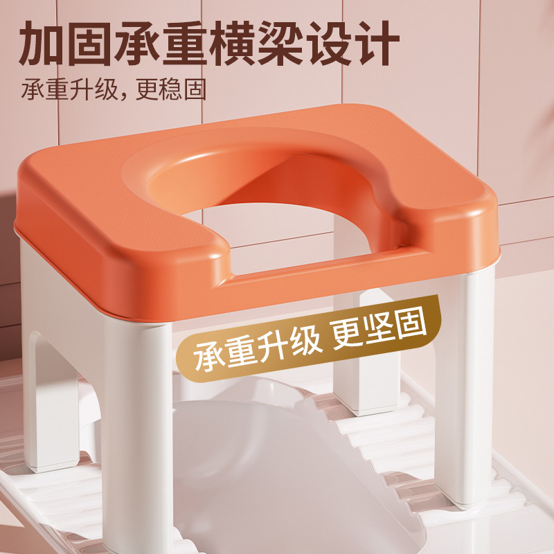 坐便椅儿童孕妇老人坐便器蹲厕改坐厕家用大便蹲便神器防滑厕所凳