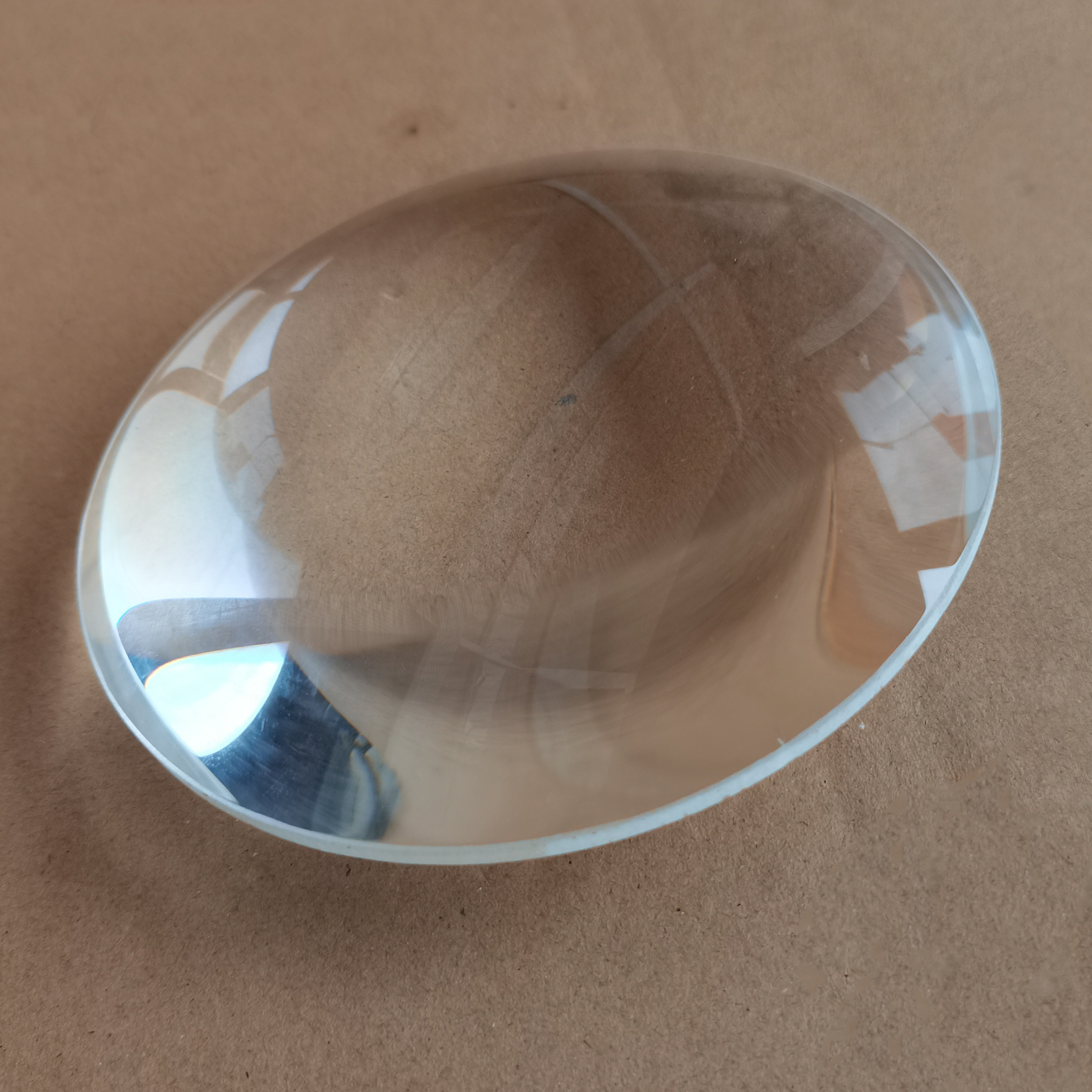 127毫米k9白玻璃中心厚度17mm10倍高清镜片超清点火放大镜台式配
