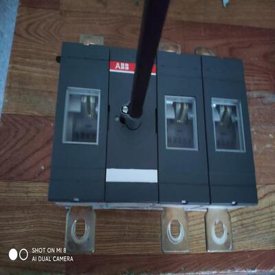 议~ABB隔离开关OT800E12，1台，保证，装柜末使