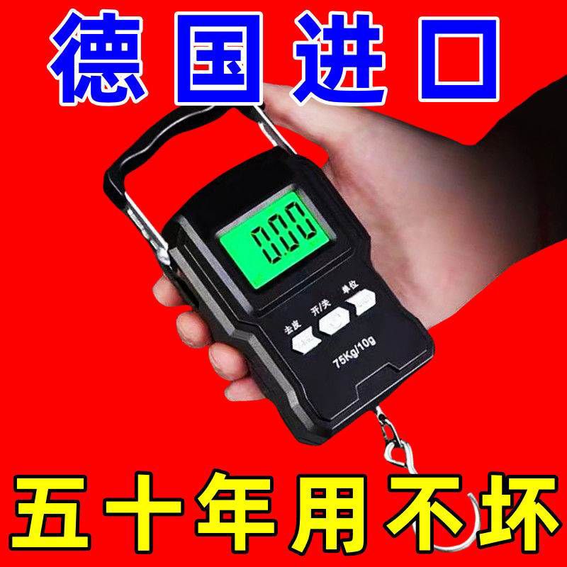 高精度手提电子秤家用弹簧小型便携式迷你称鱼器手拿小巧吊勾小称