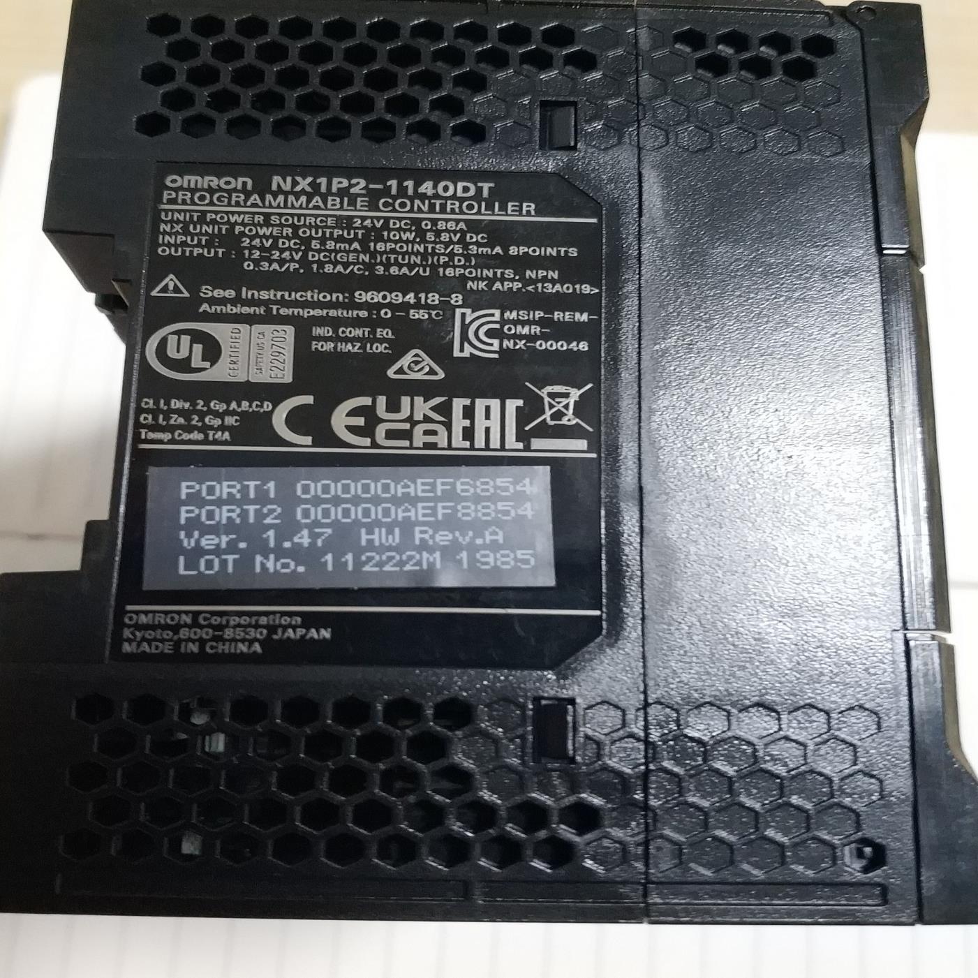 PLC  NX1P2-1140DT   ,(崽崽配件)