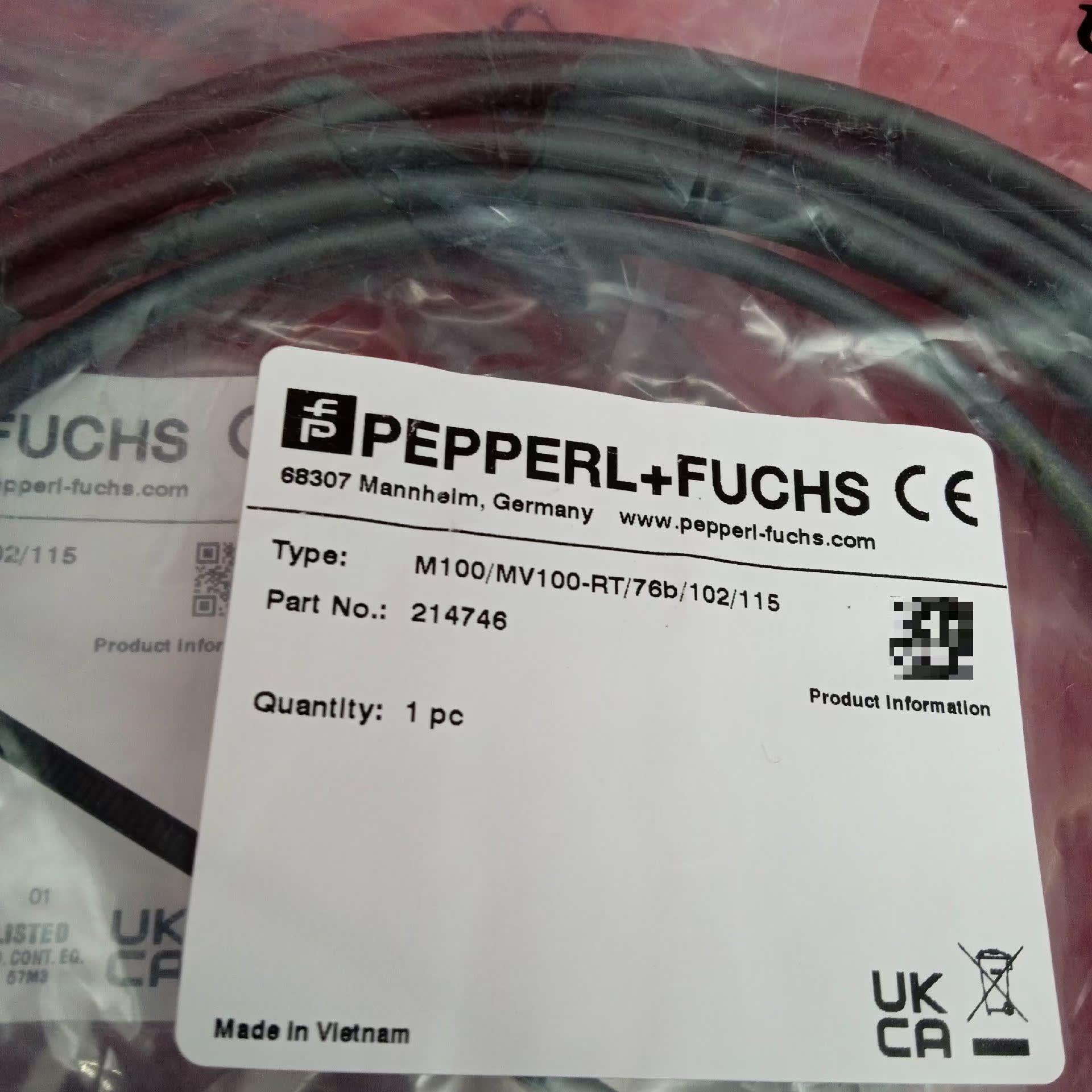 库存未使用原装正品倍加福传感器M100MV100-RT76b