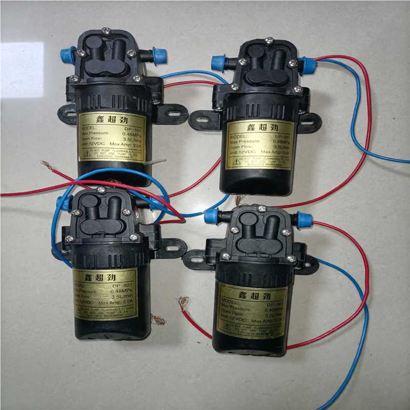 议价鑫超劲喷雾器水泵，DP-521，12V直流微型隔膜泵，自吸泵