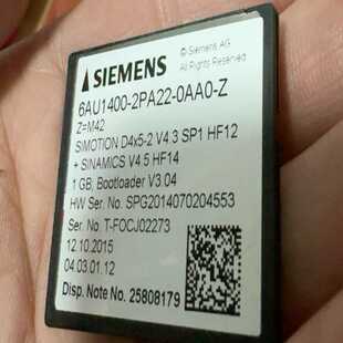 6AU1400 内存卡 2PA22 实物 0AA0 议