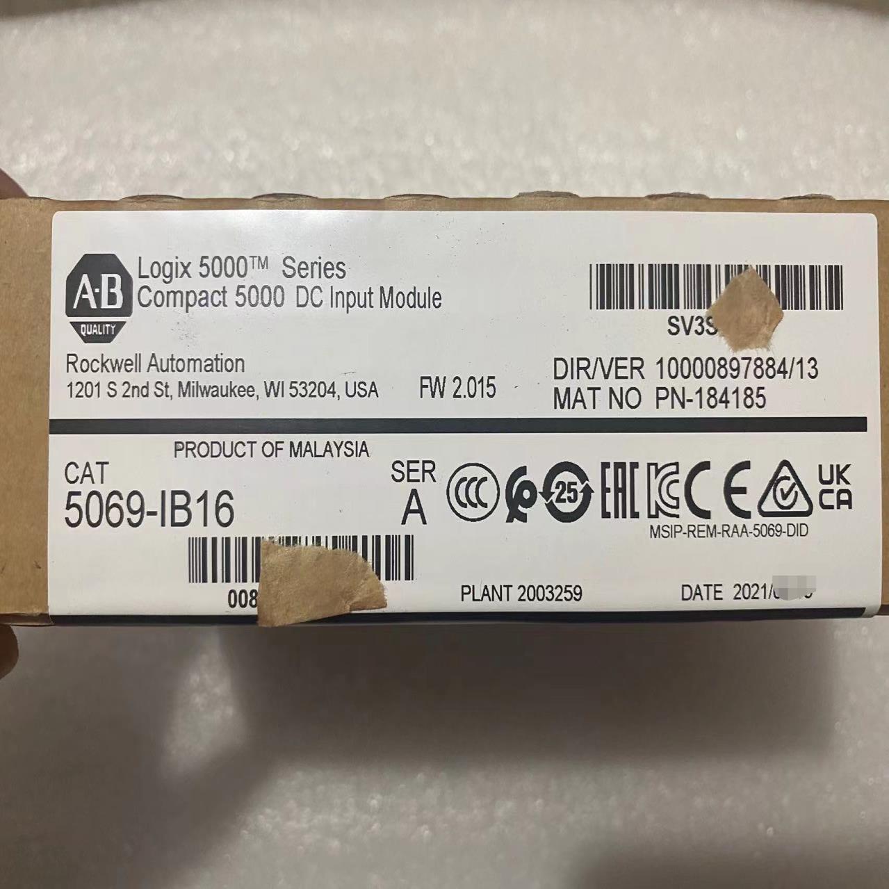 没开封的ab模块4个，型号5069 ib16 ，功能(崽崽配件）