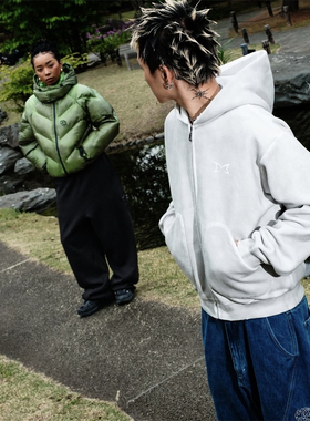 Mertra秋季 denim blue 休闲男女刺绣 Loose trend 牛仔裤高品质