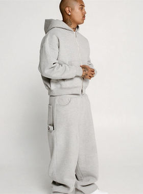 Sweats 秋冬季连帽卫衣 COZY ZIP 男女宽松百搭拉链开衫加绒外套