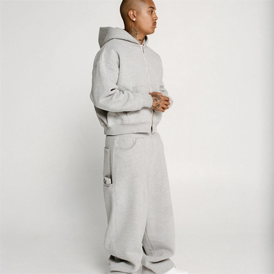 Sweats连帽宽松百搭拉链开衫卫衣