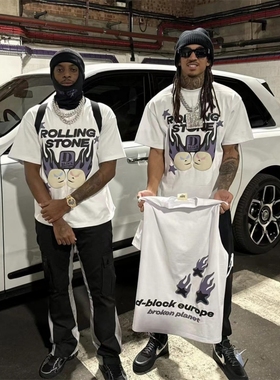 Broken Planet rolling stone tee 夏季新款滚石欧洲D区短袖T恤