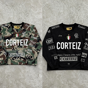 Corteiz 秋季百搭休闲迷彩防水球衣男女新款潮流时尚冲锋衣高品质
