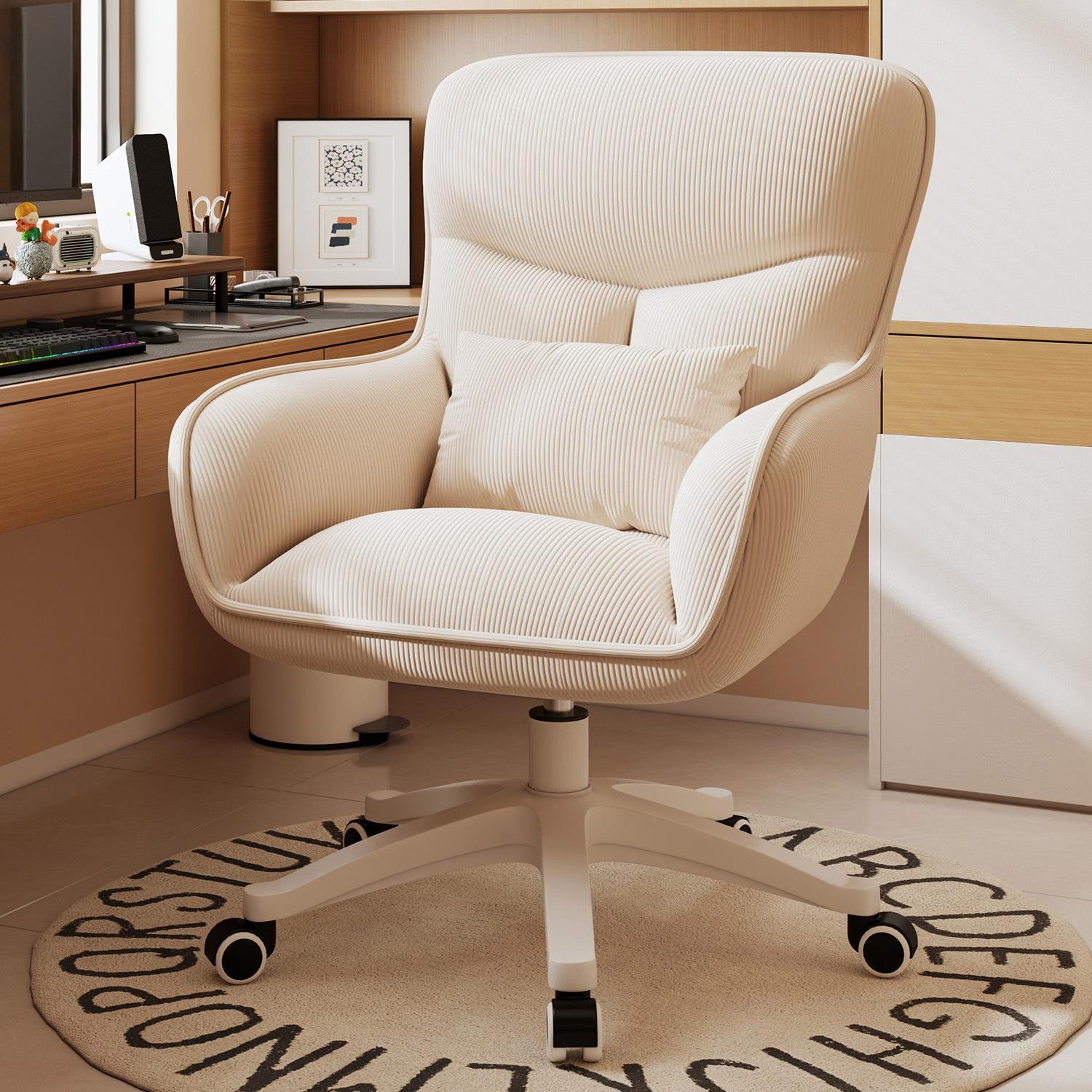 电脑椅家用化妆椅女生梳妆写字椅