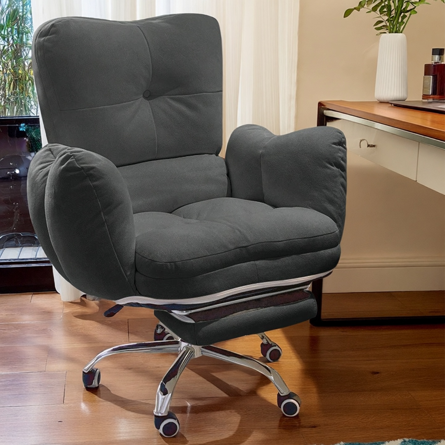 家用电脑椅沙发椅可躺旋转办公椅