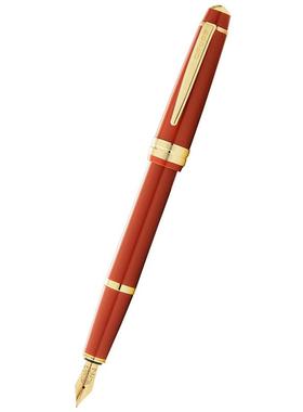 CROSS美国高仕钢笔佰利轻盈系列金尖墨水笔红色女生商务办公送礼