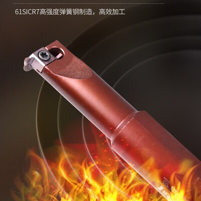 数控内孔切槽刀杆SIGER高速钢小孔槽刀杆内孔槽刀GER200-B槽刀片