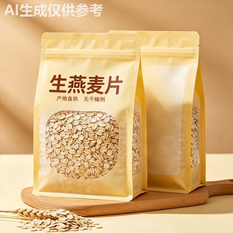 生燕麦片散装产地直供无干燥剂