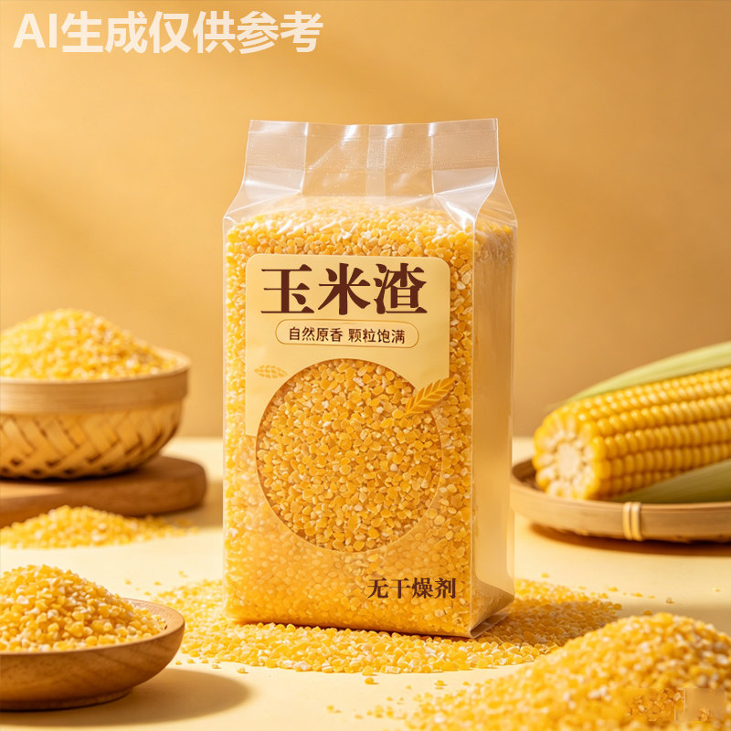 农家玉米渣颗粒饱满杂粮煮粥干货