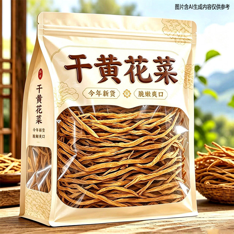 净重新货黄花菜干货特产级火锅煲炖汤农家自晒家商用批发无干爆剂